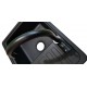 Luxor Küpe 57 x 46 BK + сифон, перелив, горловина в комплекте черный