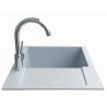 Luxor Maienblute GR 62 x 50 + сифон, перелив, горловина в комплекті, сірий