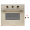 Luxor Qualität 60 Classic Rustiko Grill KUP BG конвектор, бежеве скло + набір для підключення пропан в подарунок, бежева