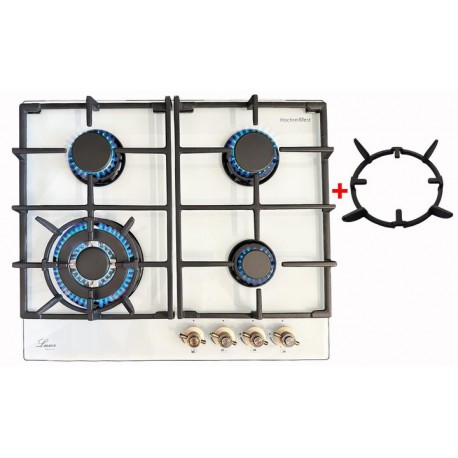 Luxor EG 740 Gold Barocco WH + підставка WOK у подарунок, біла
