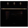 Luxor Qualität 60 GBO Grill Retro Kup BK Vintage Classico + конвектор, чорне скло, чорний