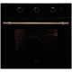 Luxor Qualität 60 GBO Grill Retro Kup BK Vintage Classico + конвектор, чорне скло, чорний