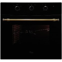 Luxor Qualität 60 GBO Grill Retro Kup BK Vintage Classico + конвектор, чорне скло, чорний