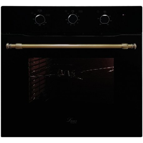 Luxor Qualität 60 GBO Grill Retro Kup BK Vintage Classico + конвектор, чорне скло, чорний