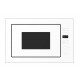 Luxor BF 25 White Glass Unique Navigator біла скляна фасадна рама + відкриття дверей від дотику до скла, білий