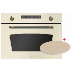 Luxor Bäckerei 69 Intel Pro Classico, з функціями мікрохвильової печі,13 функцій  + камінь для піци в подарунок, бежевий