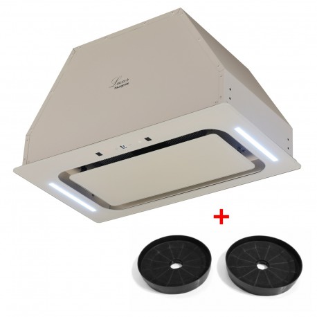 Luxor Stolz RZ Filter 60 Glass 1450 m3 BG LED + повністю скляний фасад, бежеве скло, бежевий