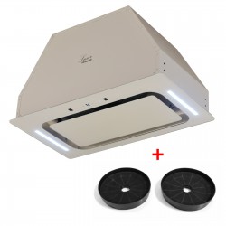 Luxor Stolz RZ Filter 60 Glass 1450 m3 BG LED + повністю скляний фасад, бежеве скло, бежевий