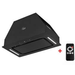 Luxor Stolz 60 LED 1450 m3 BK Sensor LED + пульт управління скляний фасад, чорне скло, чорна